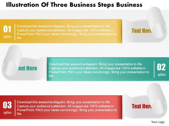 Consulting Slides Illustration Of Three Business Steps Business Presentation Consulting Slides Illustration Of Three Business Steps Business Presentation