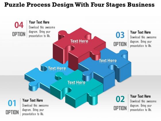 Consulting Slides Puzzle Process Design With Four Stages Business Presentation Consulting Slides Puzzle Process Design With Four Stages Business Presentation