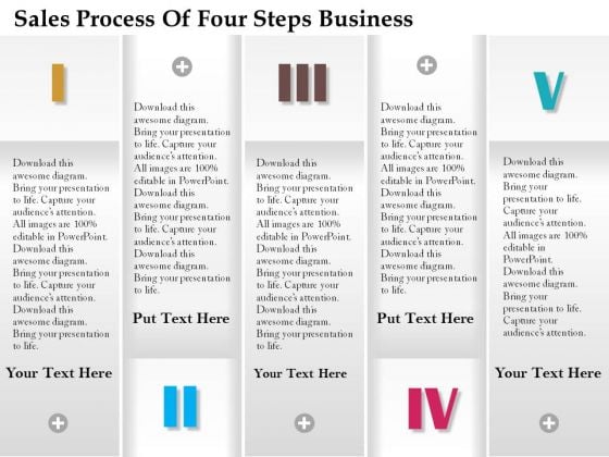 Consulting Slides Sales Process Of Four Steps Business Presentation Consulting Slides Sales Process Of Four Steps Business Presentation