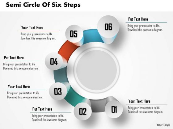 Consulting Slides Semi Circle Of Six Steps Business Presentation Consulting Slides Semi Circle Of Six Steps Business Presentation