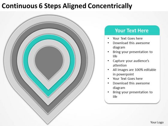 Continuous 6 Steps Aligned Concentrically Business Plan PowerPoint Templates Continuous 6 Steps Aligned Concentrically Business Plan PowerPoint Templates
