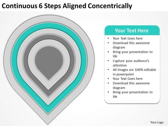 Continuous 6 Steps Aligned Concentrically Business Plans For PowerPoint Templates Continuous 6 Steps Aligned Concentrically Business Plans For PowerPoint Templates