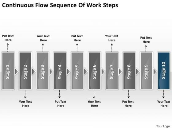 Continuous Flow Sequence Of Work Steps Business Free Flowchart Maker PowerPoint Slides Continuous Flow Sequence Of Work Steps Business Free Flowchart Maker PowerPoint Slides