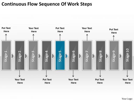 Continuous Flow Sequence Of Work Steps Electrical Design PowerPoint Slides Continuous Flow Sequence Of Work Steps Electrical Design PowerPoint Slides