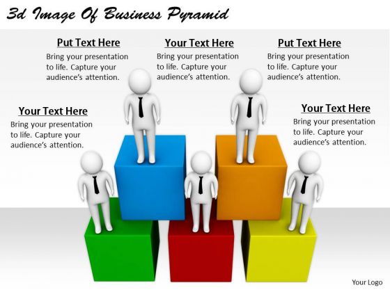 Corporate Business Strategy 3d Image Of Pyramid Characters Corporate Business Strategy 3d Image Of Pyramid Characters