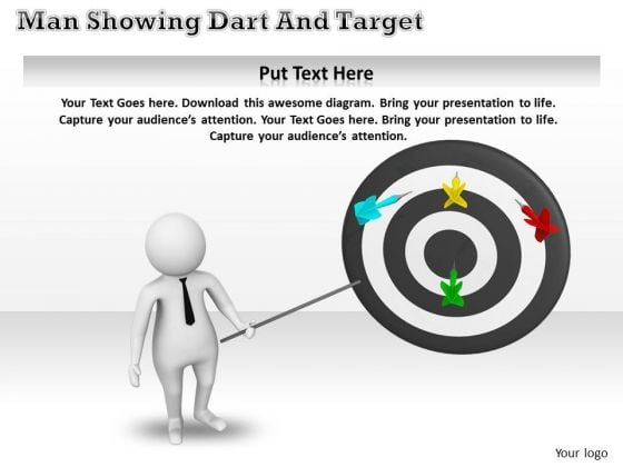 Corporate Business Strategy 3d Man Pointing On Targets Adaptable Concepts Corporate Business Strategy 3d Man Pointing On Targets Adaptable Concepts