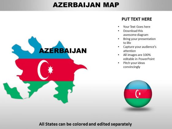Country PowerPoint Maps Azerbaijan Country PowerPoint Maps Azerbaijan