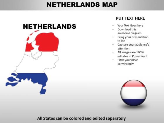 Country PowerPoint Maps Netherlands Country PowerPoint Maps Netherlands