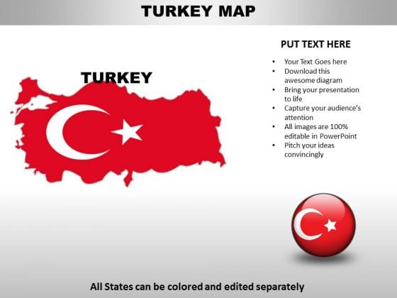Country PowerPoint Maps Turkey Country PowerPoint Maps Turkey
