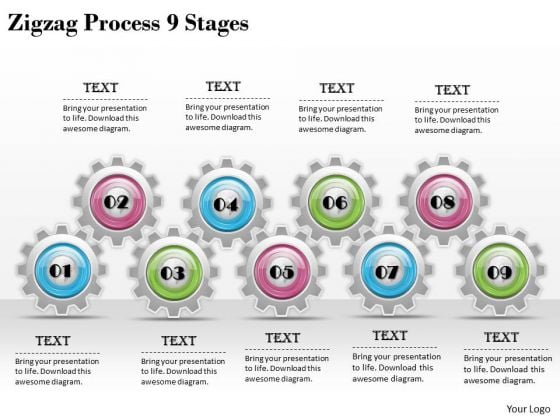 Creative Marketing Concepts Zigzag Process 9 Stages Strategies Ppt Slide Creative Marketing Concepts Zigzag Process 9 Stages Strategies Ppt Slide