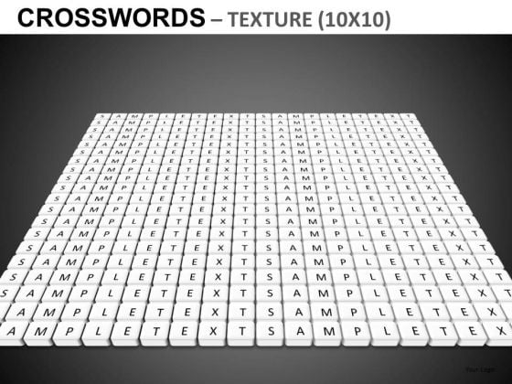 Crosswords Texture Ppt 8