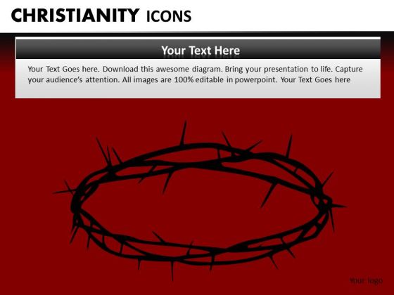 Crown Of Thorns Crucifixion PowerPoint Ppt Templates Crown Of Thorns Crucifixion PowerPoint Ppt Templates