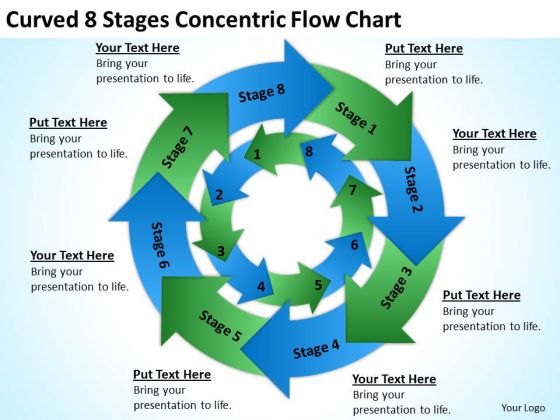 Curved 8 Stages Concentric Flow Chart Ppt Format Business Plan PowerPoint Slides Curved 8 Stages Concentric Flow Chart Ppt Format Business Plan PowerPoint Slides