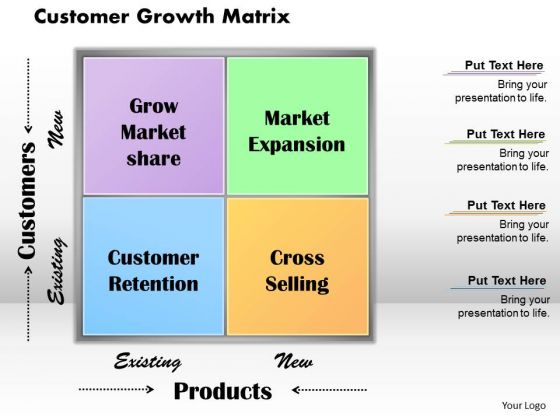 Customer Growth Matrix Business PowerPoint Presentation Customer Growth Matrix Business PowerPoint Presentation