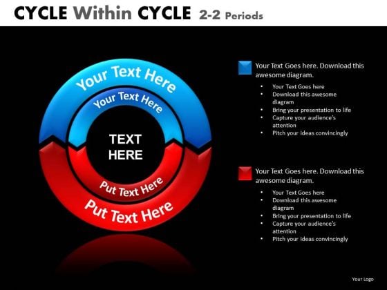Cycle Diagrams 2 Layers 2 Stages PowerPoint Templates Cycle Diagrams 2 Layers 2 Stages PowerPoint Templates