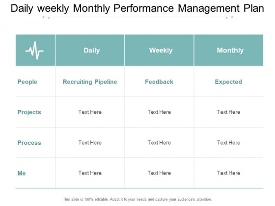 Daily Weekly Monthly Performance Management Plan Ppt Powerpoint Presentation Gallery Graphics Design Daily Weekly Monthly Performance Management Plan Ppt Powerpoint Presentation Gallery Graphics Design