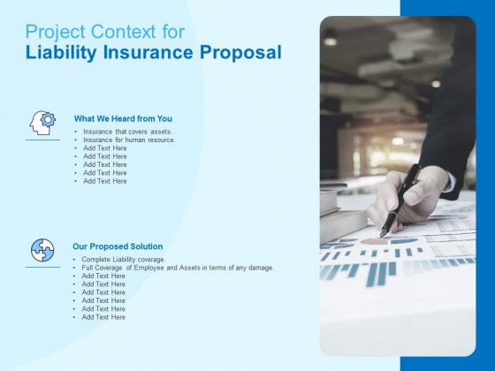 Damage Security Insurance Proposal Project Context For Liability Insurance Proposal Ppt File Examples PDF Damage Security Insurance Proposal Project Context For Liability Insurance Proposal Ppt File Examples PDF