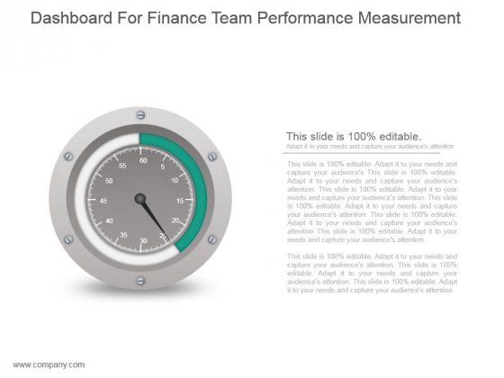 Dashboard For Finance Team Performance Measurement Ppt Icon Dashboard For Finance Team Performance Measurement Ppt Icon