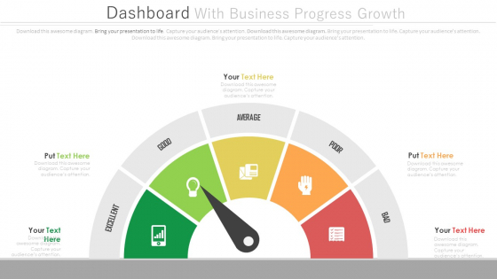 Dashboard To Simplify Business Data Analysis Powerpoint Slides
