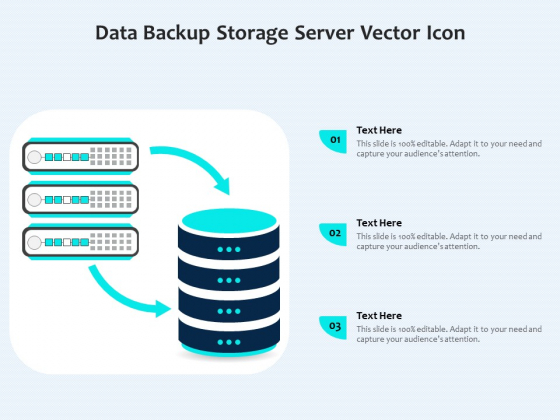 Data Backup Storage Server Vector Icon Ppt PowerPoint Presentation File Outline PDF