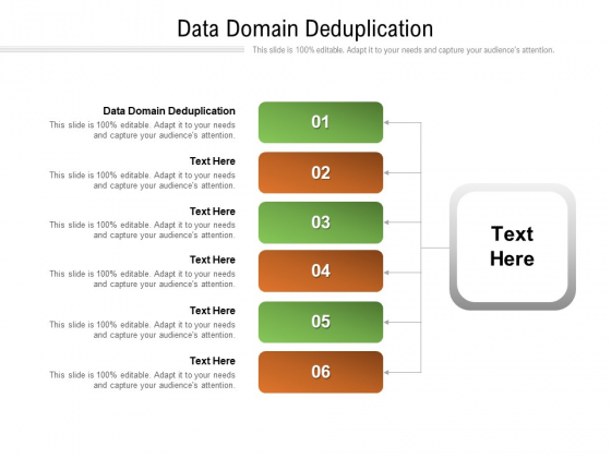 Data Domain Deduplication Ppt PowerPoint Presentation Portfolio Templates Cpb Pdf