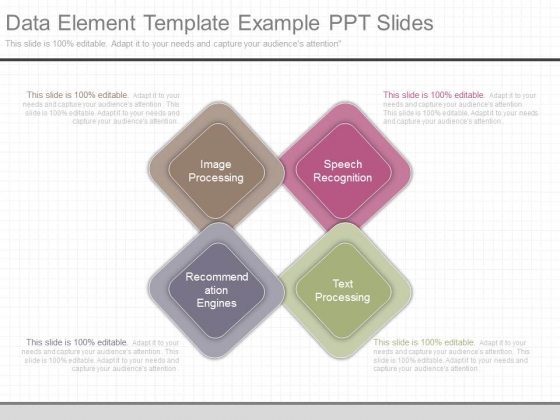 Data Element Template Example Ppt Slides