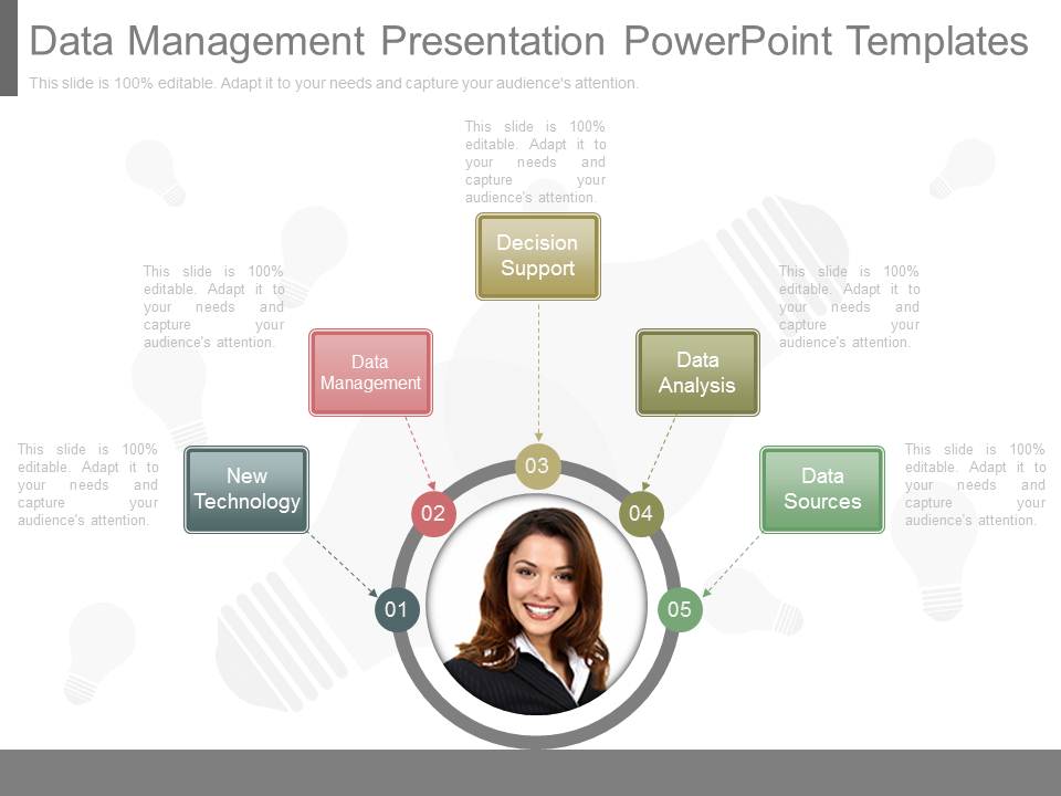 Data Management Presentation Powerpoint Templates