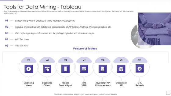Data Mining Implementation Tools For Data Mining Tableau Information PDF Data Mining Implementation Tools For Data Mining Tableau Information PDF