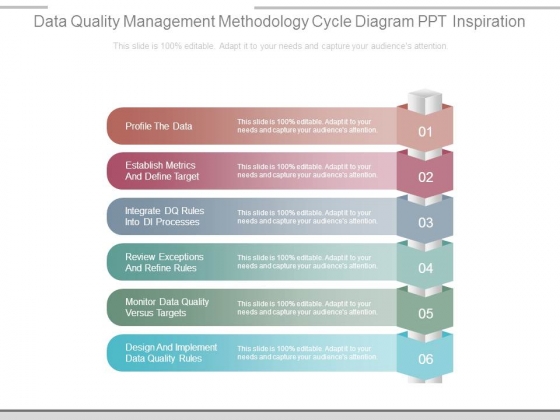 Data Quality Management Methodology Cycle Diagram Ppt Inspiration