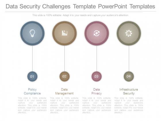 Data Security Challenges Template Powerpoint Templates