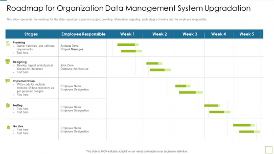 Database Expansion And Optimization Roadmap For Organization Data Management System Upgradation Ppt Show Infographic Template Database Expansion And Optimization Roadmap For Organization Data Management System Upgradation Ppt Show Infographic Template