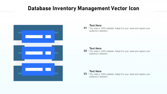 Database Inventory Management Vector Icon Ppt PowerPoint Presentation Professional Vector PDF