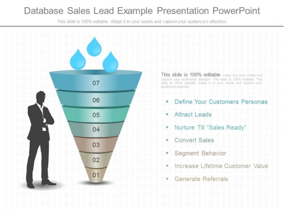 Database Sales Lead Example Presentation Powerpoint