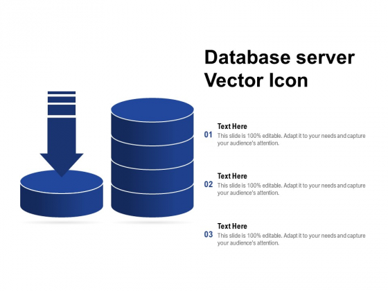 Database Server Vector Icon Ppt PowerPoint Presentation Slides Guidelines