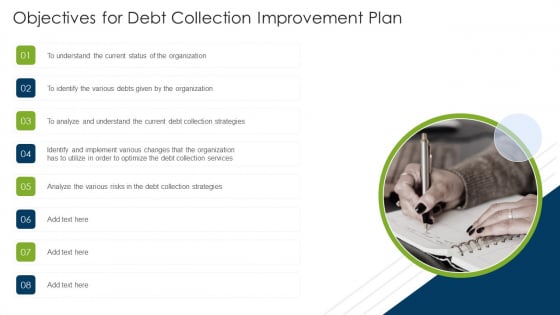 Debt Collection Improvement Plan Objectives For Debt Collection Improvement Plan Topics PDF
