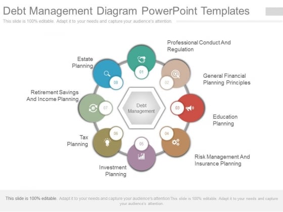 Debt Management Diagram Powerpoint Templates Debt Management Diagram Powerpoint Templates