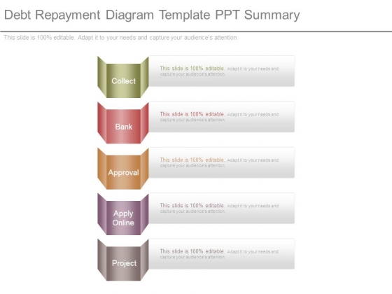 Debt Repayment Diagram Template Ppt Summary Debt Repayment Diagram Template Ppt Summary