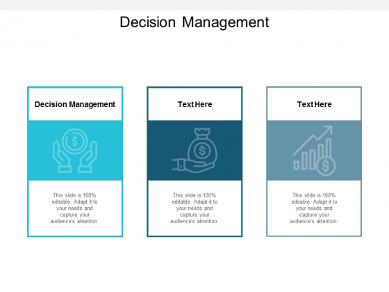 Decision Management Ppt PowerPoint Presentation Pictures Clipart Cpb ...