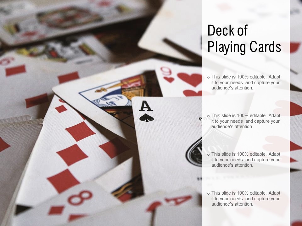 Deck Of Playing Cards Ppt PowerPoint Presentation Gallery File Formats
