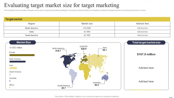 Defining Generic Target Marketing Techniques Evaluating Target Market Size For Target Marketing Formats PDF