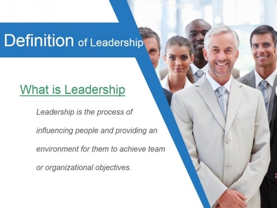 Definition Of Leadership Ppt PowerPoint Presentation Topics