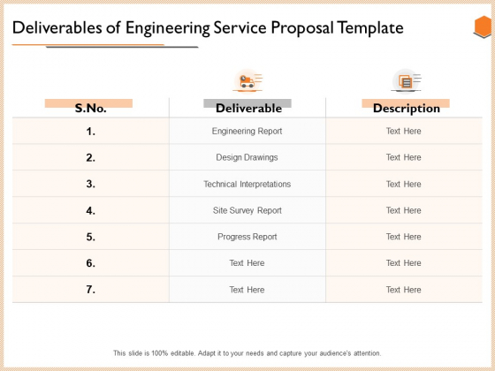 Deliverables Of Engineering Service Proposal Template Rules PDF Deliverables Of Engineering Service Proposal Template Rules PDF