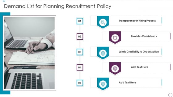 Demand List For Planning Recruitment Policy Download PDF