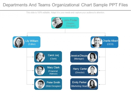 Financial Advisor Organizational Chart