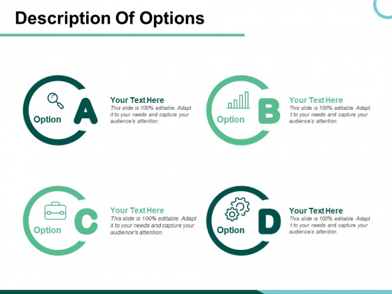 Description Of Options Ppt PowerPoint Presentation Icon Information