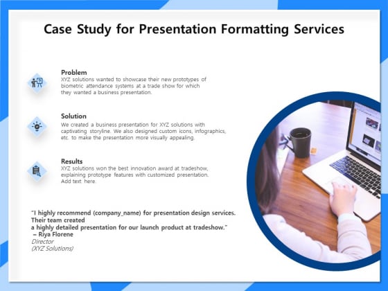 Designing And Editing Solutions Case Study For Presentation Formatting Services Portrait PDF Designing And Editing Solutions Case Study For Presentation Formatting Services Portrait PDF