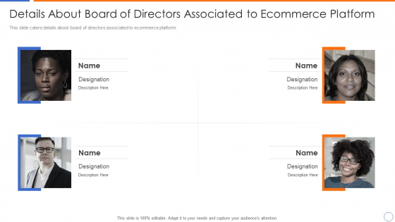 Details About Board Of Directors Associated To Ecommerce Platform Structure PDF