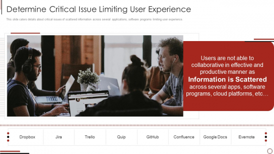 Determine Critical Issue Limiting User Experience Notion Investor Elevator Introduction PDF Determine Critical Issue Limiting User Experience Notion Investor Elevator Introduction PDF