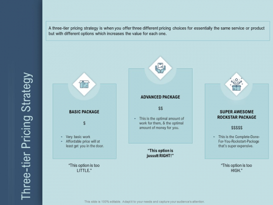 Determine Right Pricing Strategy New Product Three Tier Pricing Strategy Designs PDF Determine Right Pricing Strategy New Product Three Tier Pricing Strategy Designs PDF
