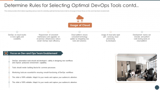 Determine Rules For Selecting Optimal Devops Tools Contd Mockup PDF Determine Rules For Selecting Optimal Devops Tools Contd Mockup PDF